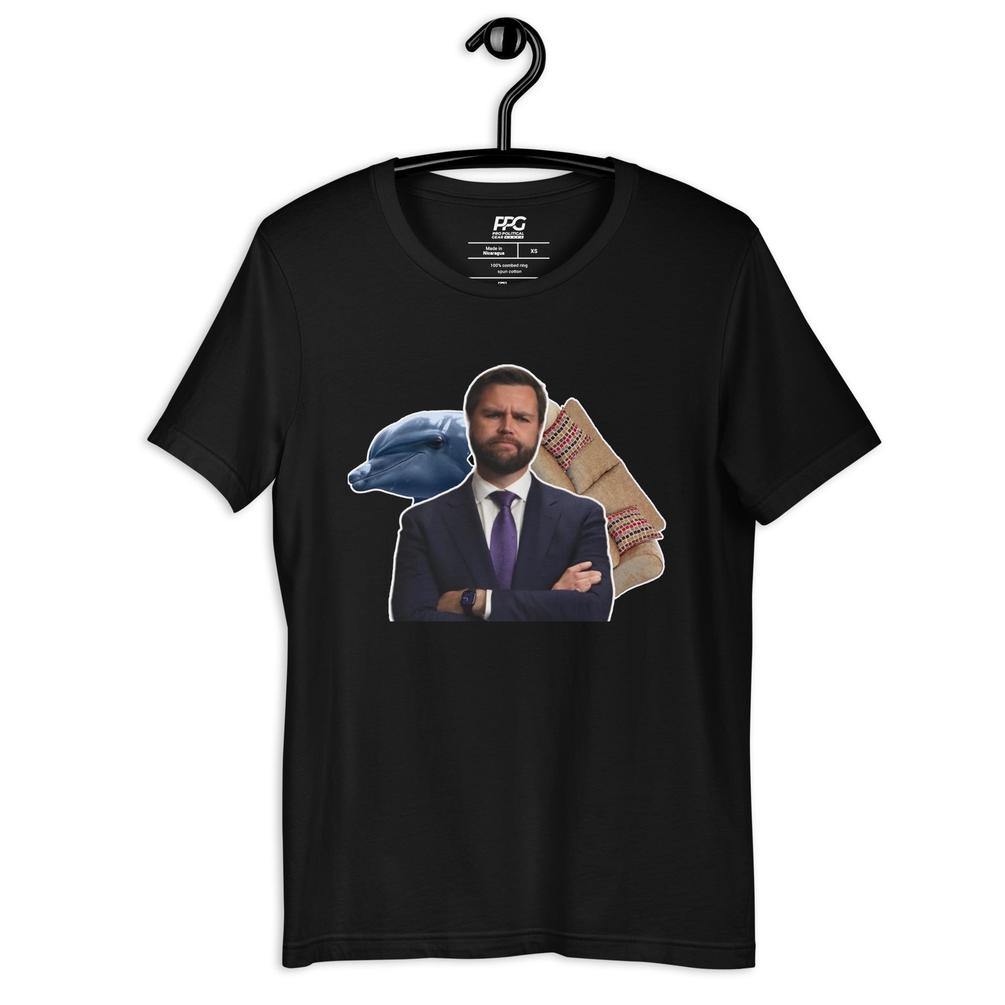 JD Vance Couch and Dolphin Unisex t-shirt