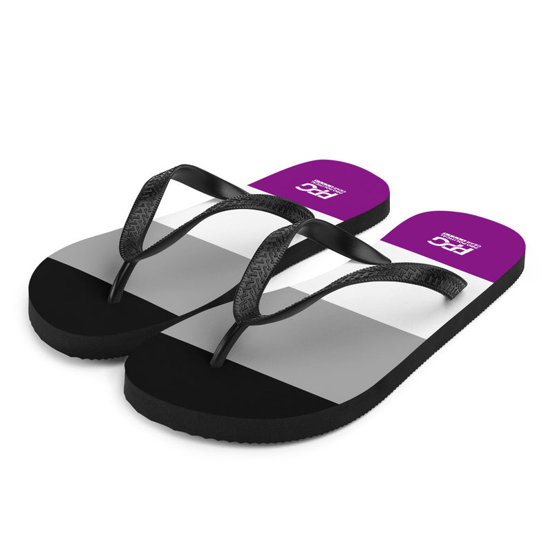 Asexual Flag Flip-Flops