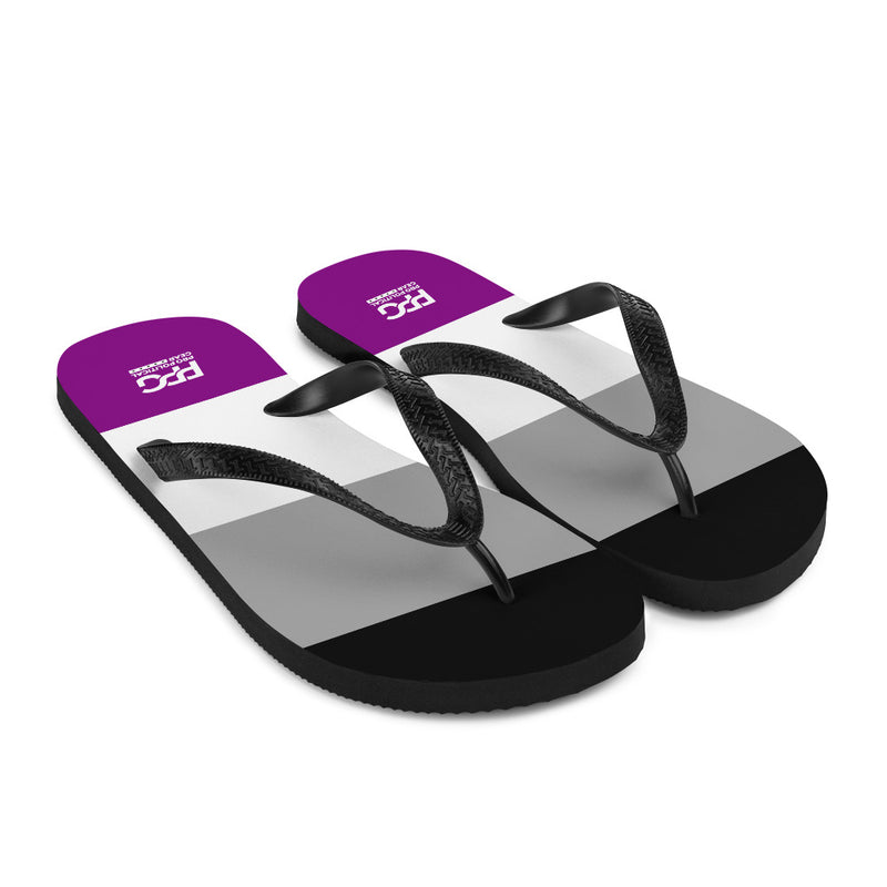 Asexual Flag Flip-Flops