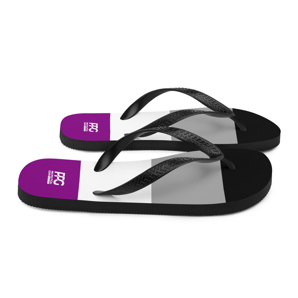 Asexual Flag Flip-Flops