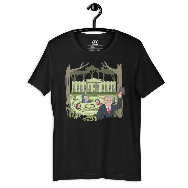 Trump Drains the Swamp Short-Sleeve Unisex T-Shirt