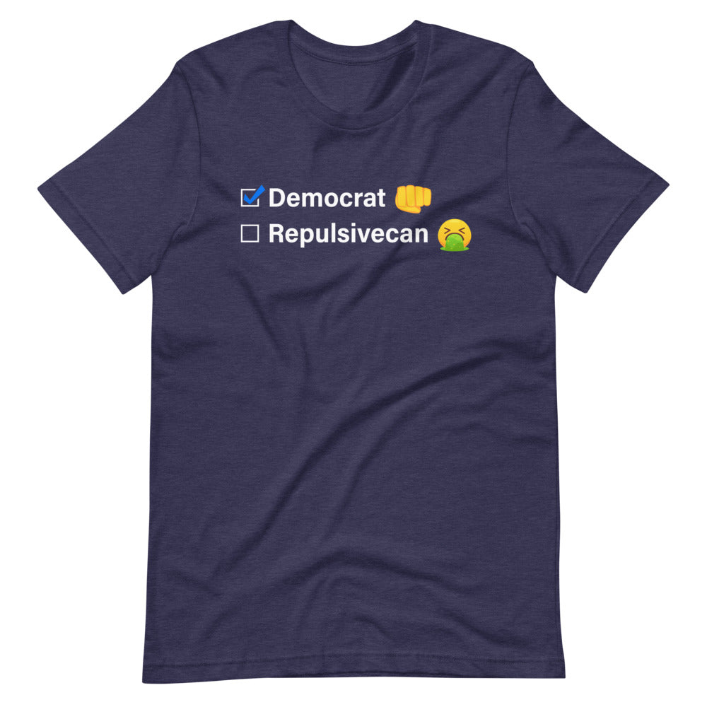 Democrat Check Unisex T-Shirt
