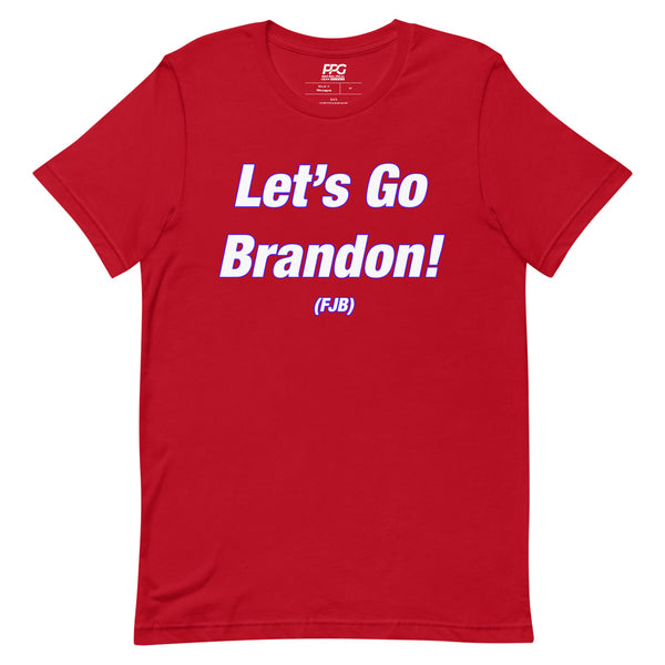 Let's Go Brandon (Blue Outline) Unisex T-Shirt